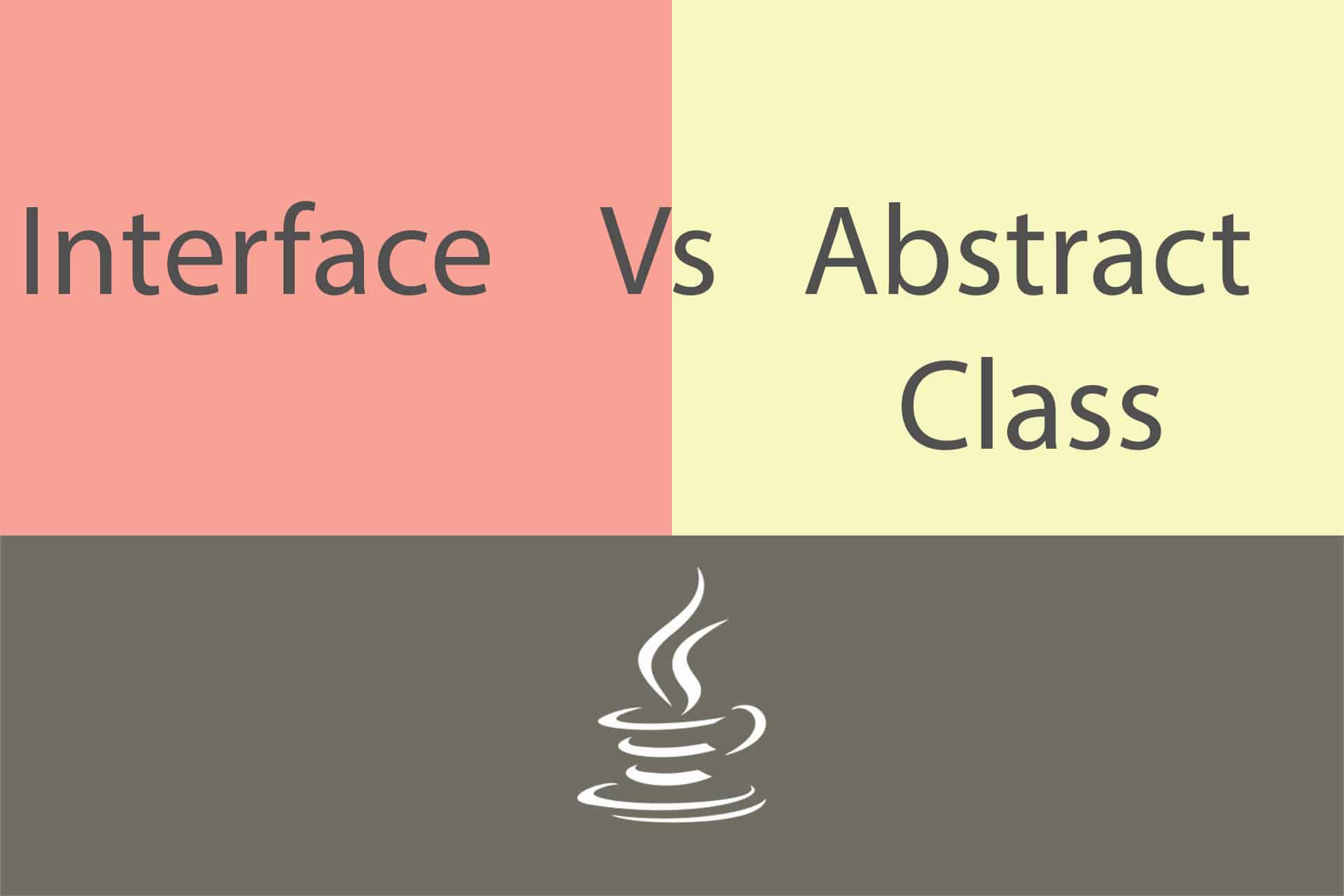 interface vs abstract class java